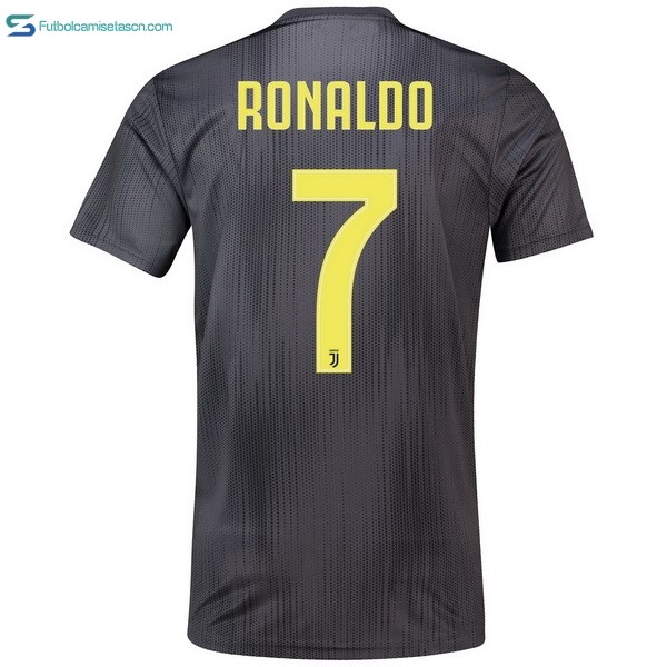Camiseta Juventus 3ª Ronaldo 2018/19 Gris